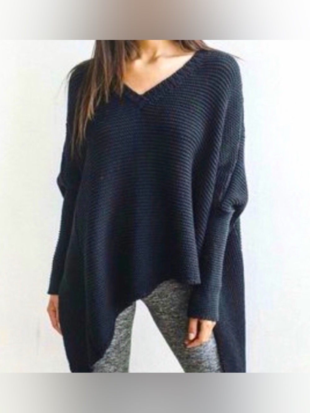 Joah Brown Knitted Oversized Sweater